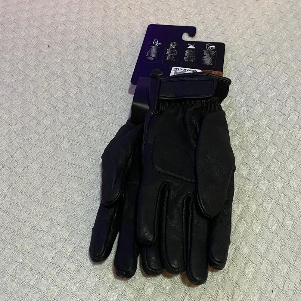 WOMEN'S H-D® WATERPROOF LEATHER RIDING GLOVES - L